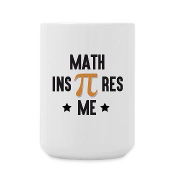 Pi Day - Les mathématiques m’inspirent - Grande tasse 440 ml - blanc - Devant