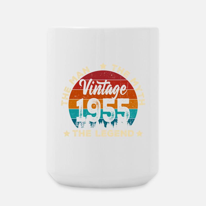 Vintage 1955 Legend - Large Mug 440 ml - white