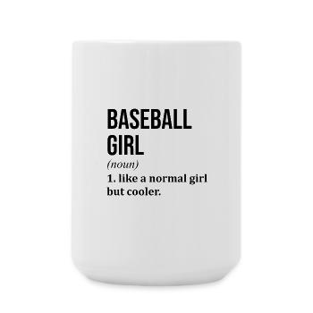 Baseball Baseball Baseball - Grande tasse 440 ml - blanc - Devant