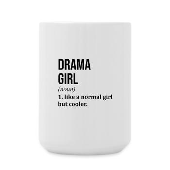 Drama - Large Mug 440 ml - white - Front