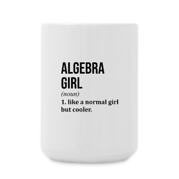 Algebra - Große Tasse 440 ml - Weiß - Vorne
