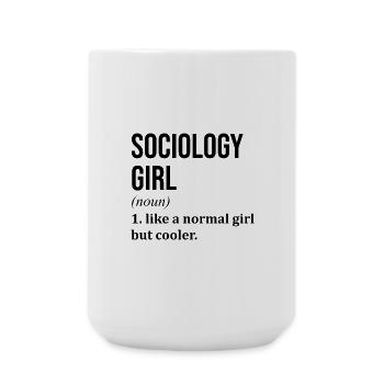 Sociology Sociology Sociology - Large Mug 440 ml - white - Front