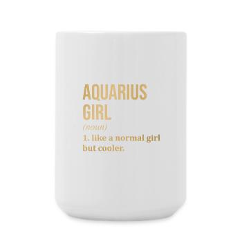 Aquarius - Large Mug 440 ml - white - Front