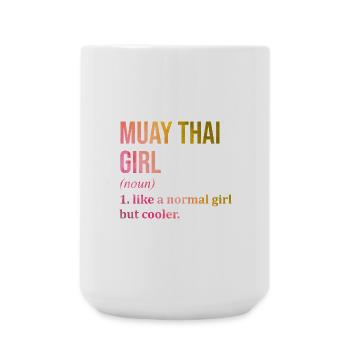 Muay Thai - Large Mug 440 ml - white - Front