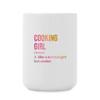Cooking - Large Mug 440 ml - white - Front