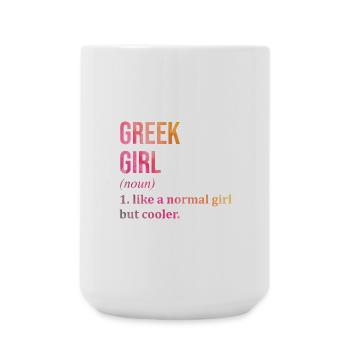 Griechenland, Griechenland, Griechenland, Griechenland - Große Tasse 440 ml - Weiß - Vorne