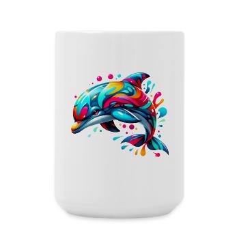 Dolphin - Large Mug 440 ml - white - Front