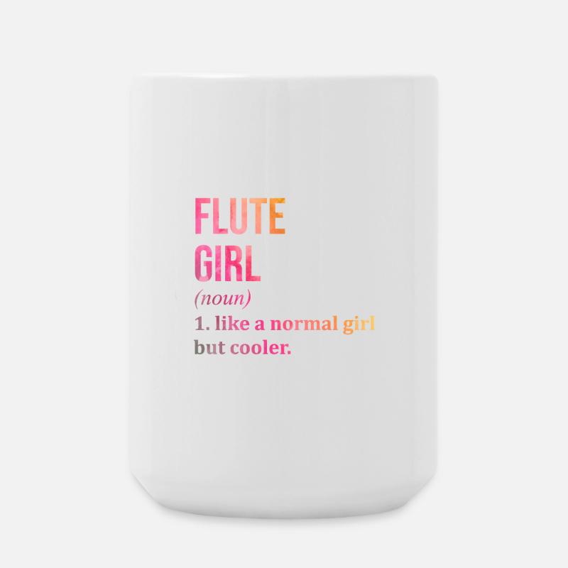 flûte - Grande tasse 440 ml - blanc
