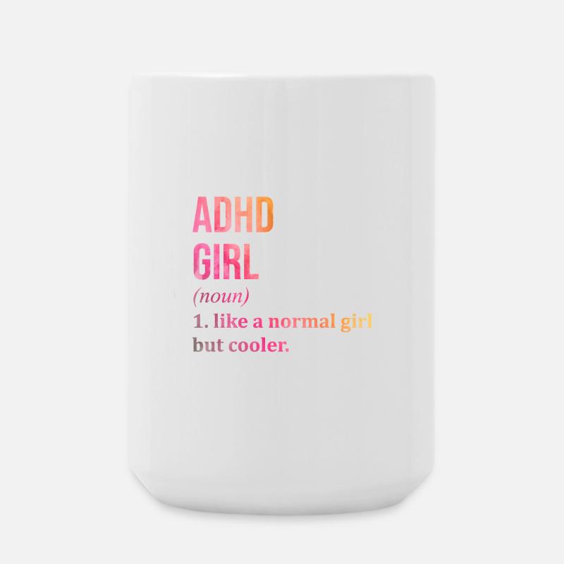 ADHS - Große Tasse 440 ml - Weiß