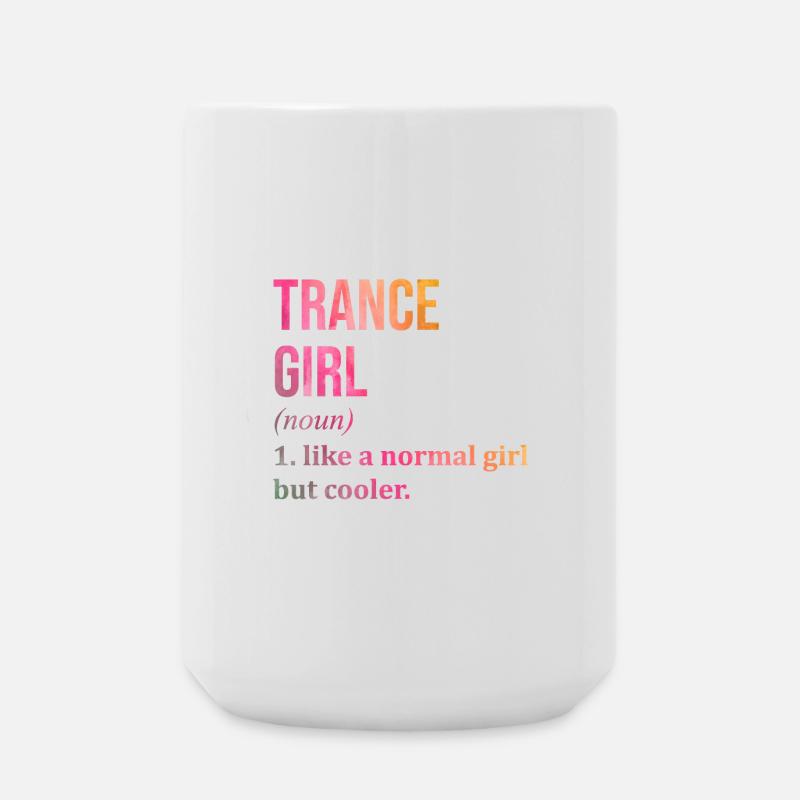 Trance - Large Mug 440 ml - white