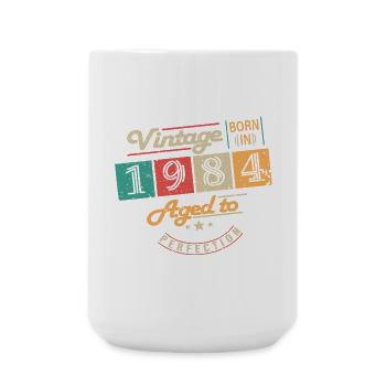 Original 1984 Vintage - 1984 Birthday Gift - Large Mug 440 ml - white - Front