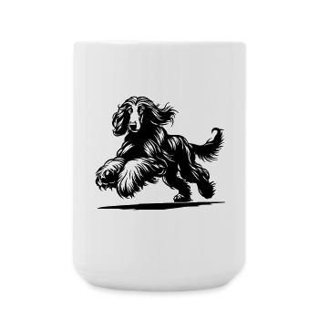 Afghan - Grande tasse 440 ml - blanc - Devant