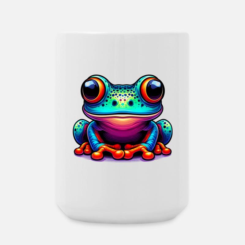 Frosch - Große Tasse 440 ml - Weiß