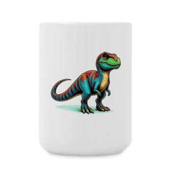 Dinosaure - Grande tasse 440 ml - blanc - Devant