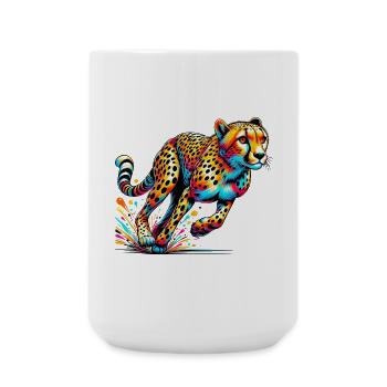 Cheetah - Large Mug 440 ml - white - Front