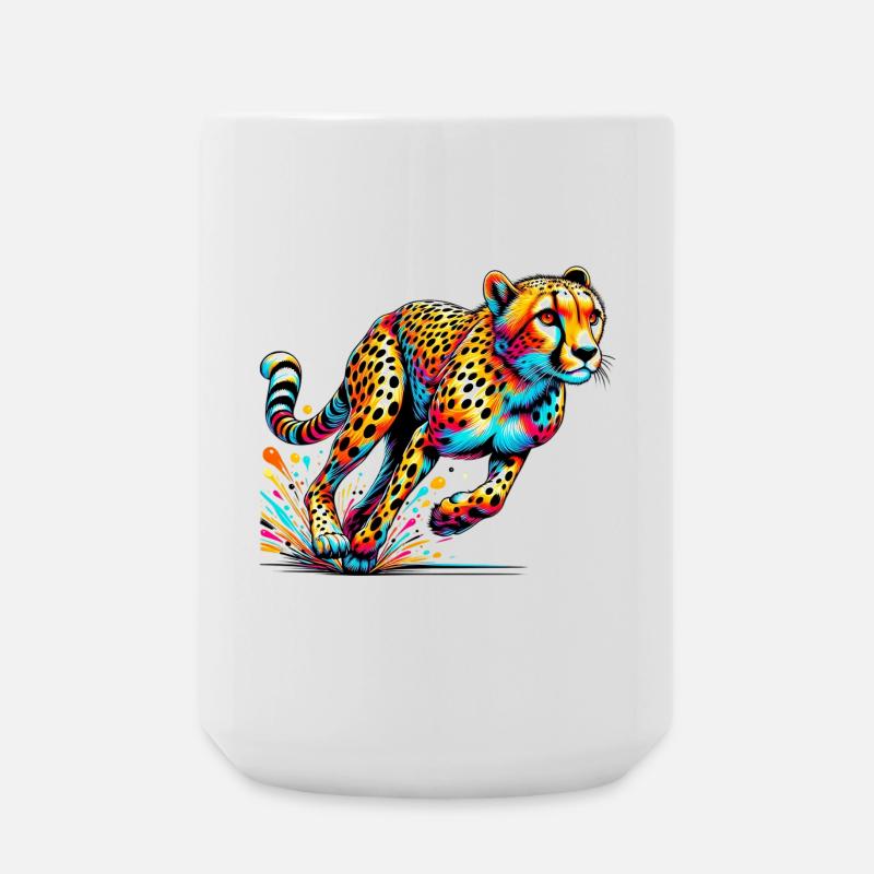 Gepard - Große Tasse 440 ml - Weiß