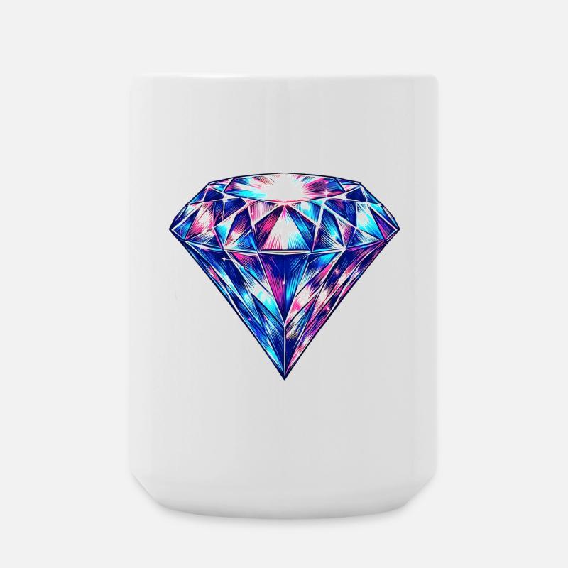 Diamant - Grande tasse 440 ml - blanc