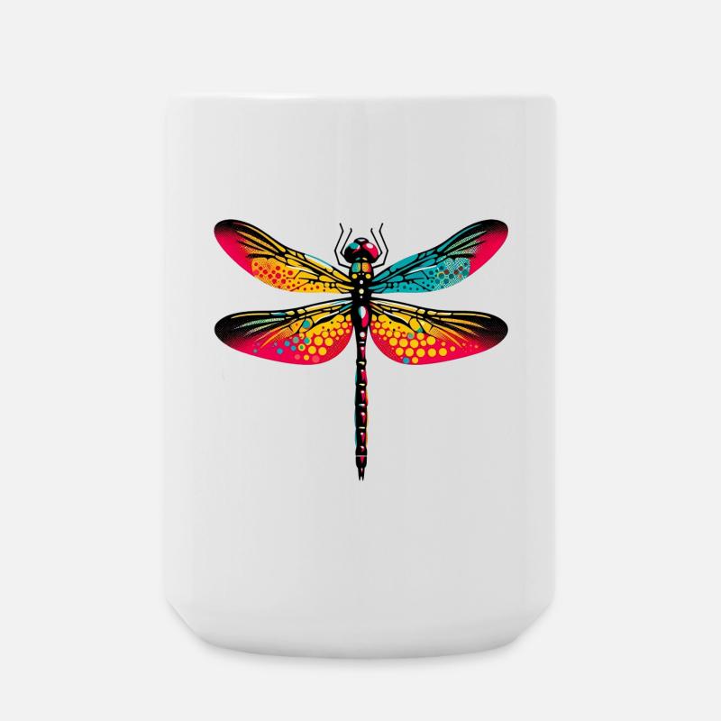 Libelle - Große Tasse 440 ml - Weiß