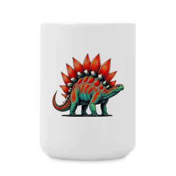Dinosaurier - Große Tasse 440 ml - Weiß - Vorne