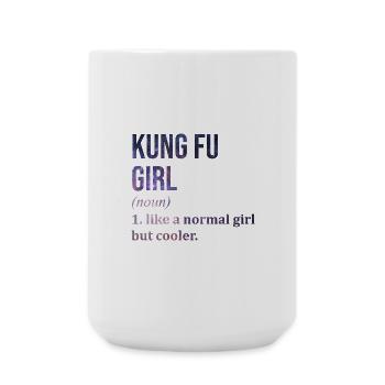 kung-fu - Grande tasse 440 ml - blanc - Devant