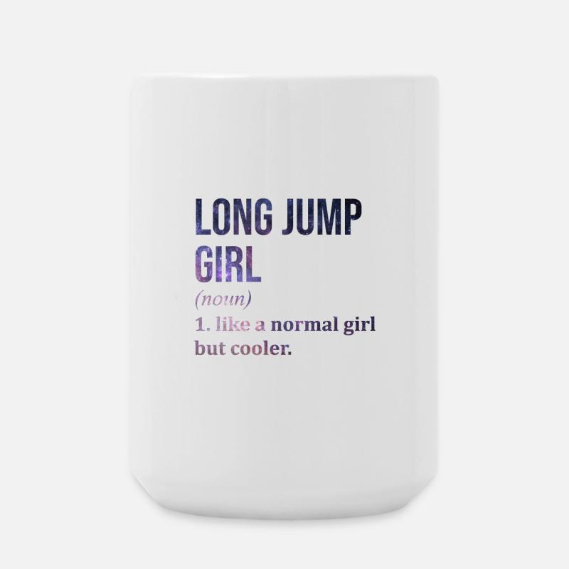 Weitsprung - Große Tasse 440 ml - Weiß