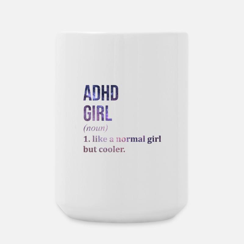 ADHD - Large Mug 440 ml - white
