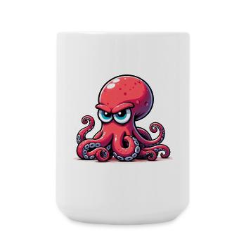 Pieuvre - Grande tasse 440 ml - blanc - Devant