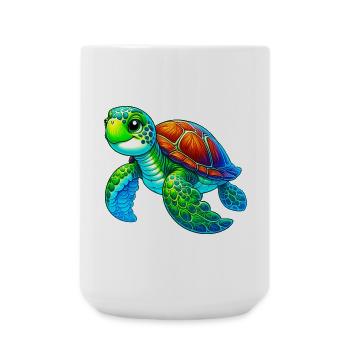 Tortue - Grande tasse 440 ml - blanc - Devant