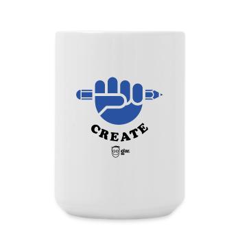 Create ! Dos - Grande tasse 440 ml - blanc - Devant