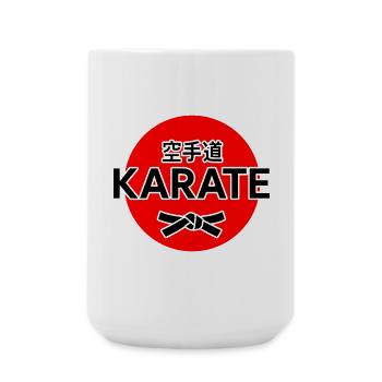 Karaté - Grande tasse 440 ml - blanc - Devant