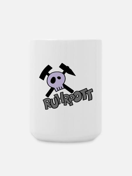 Ruhrpott Pirat - individualisierbar - Große Tasse 440 ml - Weiß