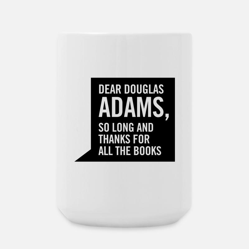 dear douglas adams - Large Mug 440 ml - white