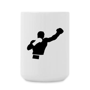 boxing_1 - Grande tasse 440 ml - blanc - Devant