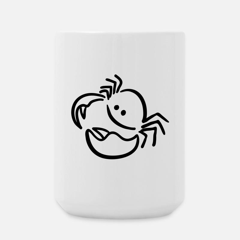 krebs - Große Tasse 440 ml - Weiß