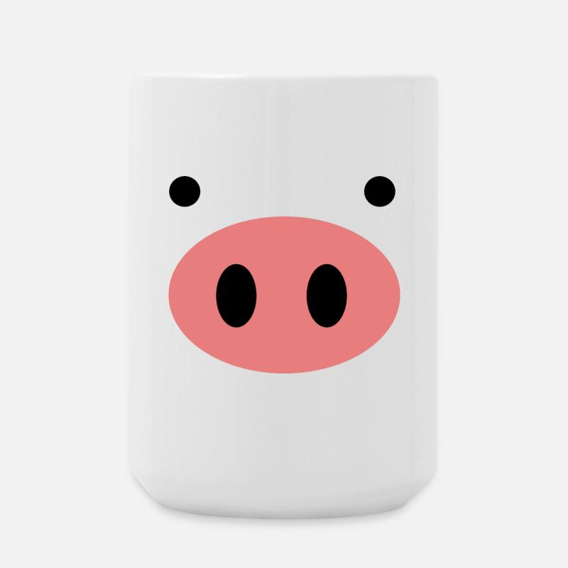 Nez de cochon - Grande tasse 440 ml - blanc