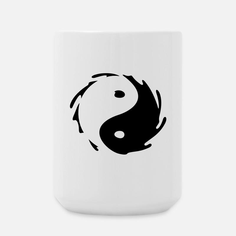 Yin-Yang Splash - Grande tasse 440 ml - blanc