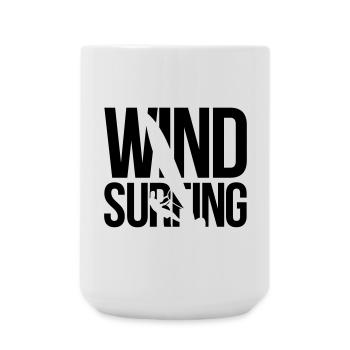 windsurfing - Large Mug 440 ml - white - Front