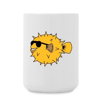 YEAH COOL - Große Tasse 440 ml - Weiß - Vorne