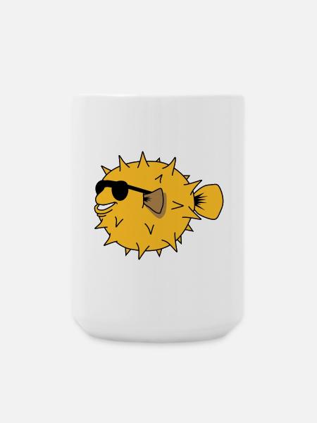 YEAH COOL - Large Mug 440 ml - white