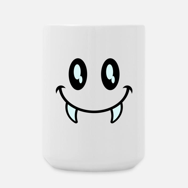 kleines monster smiley - Große Tasse 440 ml - Weiß