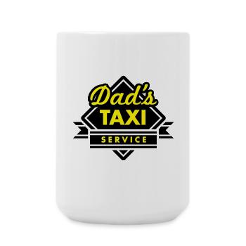 Dad's Taxi Service - Große Tasse 440 ml - Weiß - Vorne