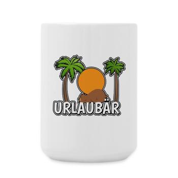 UrlauBär - Große Tasse 440 ml - Weiß - Vorne