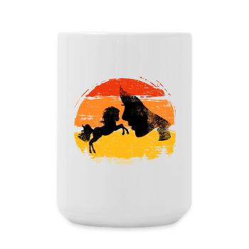 Équitation pour les chuchoteurs de chevaux, équitation pour débutants - Grande tasse 440 ml - blanc - Devant