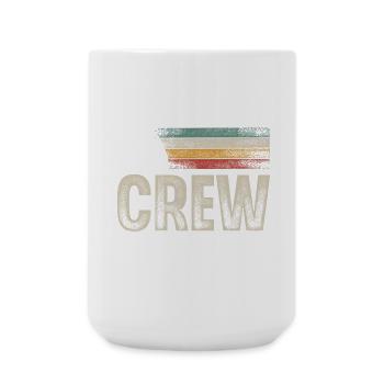 Segeln Segler Segelboot Crew - Große Tasse 440 ml - Weiß - Vorne