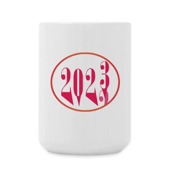 2022 2023 - Große Tasse 440 ml - Weiß - Vorne