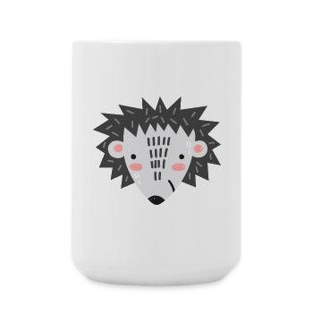Igel "Max" - Große Tasse 440 ml - Weiß - Vorne