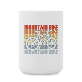 VTT vintage - Grande tasse 440 ml - blanc - Devant