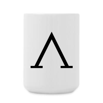 Sparte - Grande tasse 440 ml - blanc - Devant