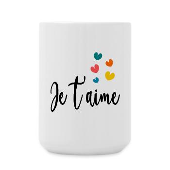 CHRISTMAS. YEAR. ANNIVERSARY. RETIREMENT. FEAST. HEART. - Large Mug 440 ml - white - Front