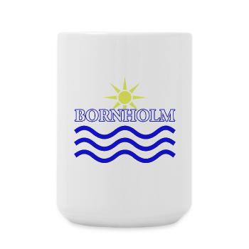 BORNHOLM-Eau du soleil - Grande tasse 440 ml - blanc - Devant